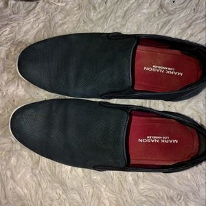 MARK NASON Black Casual Mens Size 11 black loafers pre-owned